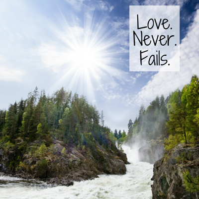 LOVE NEVER FAILS